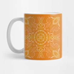 Floral Mandala - citrus Mug